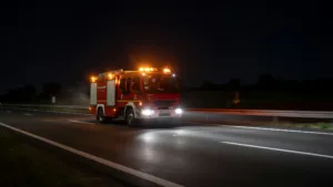 Gironde : deux pompiers de Reims partent en renfort avec un camion-citerne