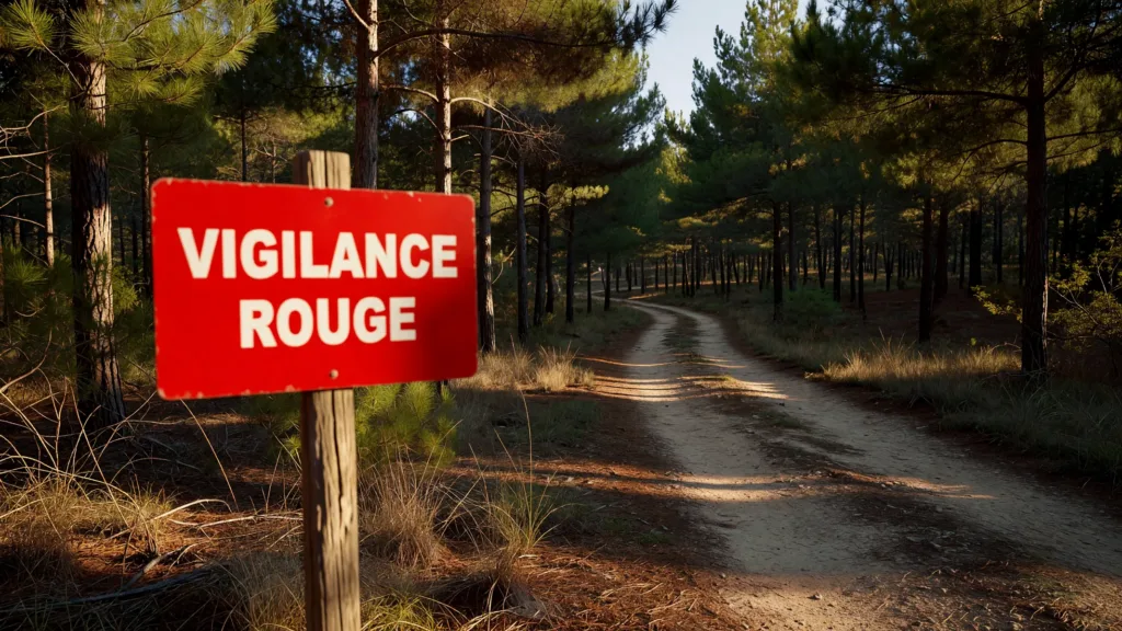 Gironde : vigilance rouge incendies, sécheresse et restructuration du vignoble