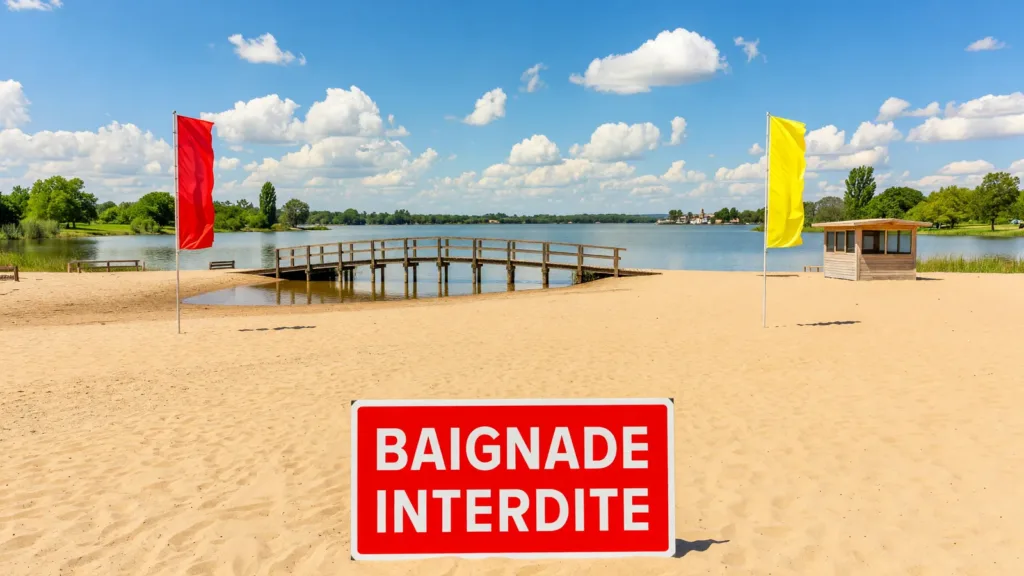 Grand Parc Miribel-Jonage : la sous-préfète Anne Laybourne en opération anti-noyades