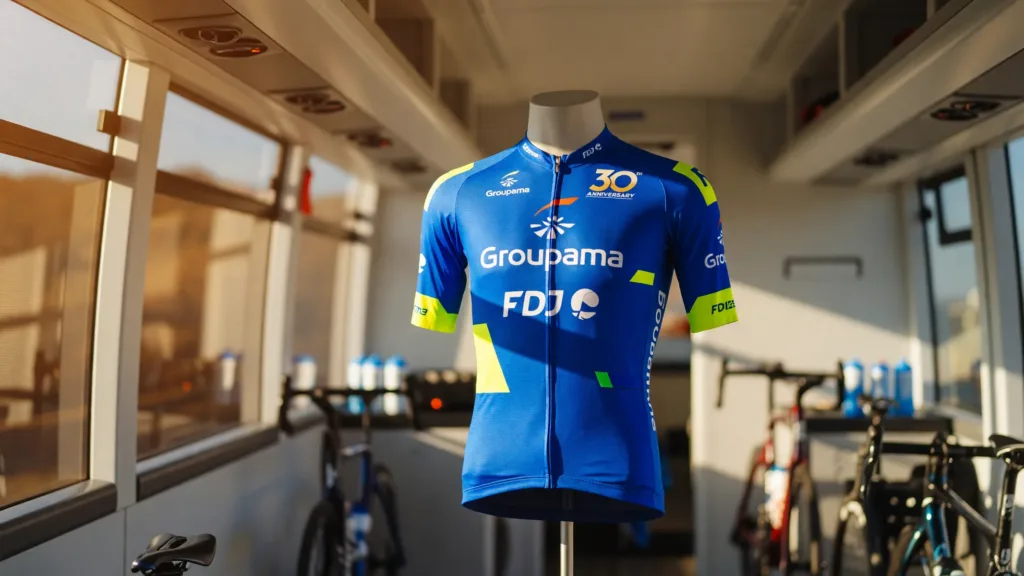 Groupama-FDJ dévoile un maillot commémoratif pour ses 30 participations au Tour de France