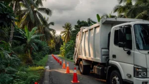 Guadeloupe : collecte des déchets suspendue après l&rsquo;incendie de Sainte-Rose