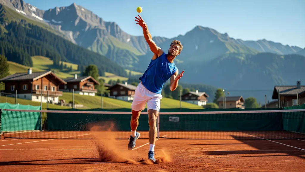 Halys sauve une balle de match et file en 1/8 à Gstaad