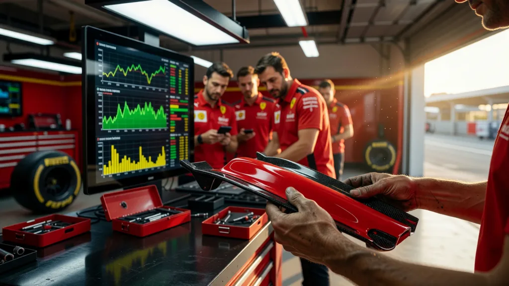 Hamilton mise sur les upgrades Ferrari pour combler son retard
