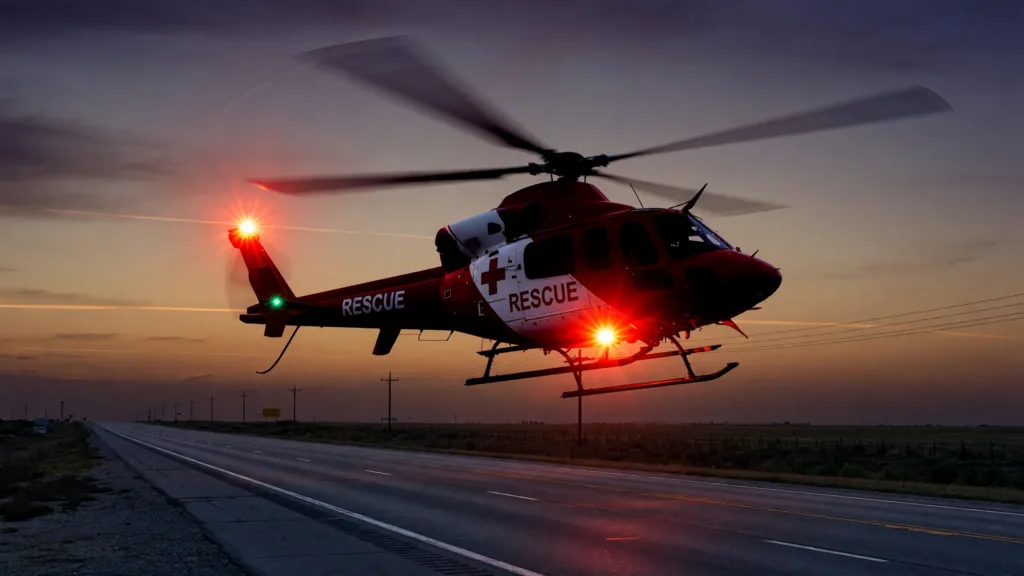 Haute-Saône : pronostic vital engagé pour un homme tombé d'une voiture sur la RN19