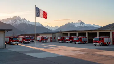 Hautes-Alpes : Yaël Braun-Pivet auprès des pompiers mobilisés sur l'incendie