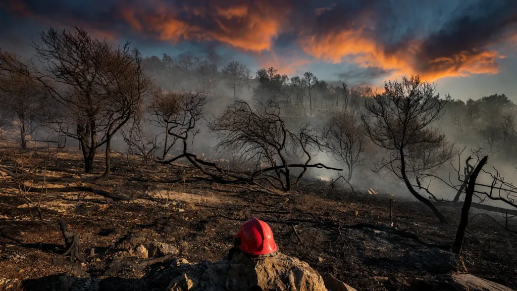 Hérault : un sapeur-pompier légèrement brûlé lors de l'incendie de Carlencas-et-Levas