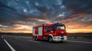 Huit pompiers vendéens partis en renfort vers la Gironde ce mardi