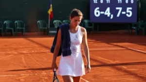 Iași (Q) : Burel tient deux sets face à Oliynykova mais s'incline en quart