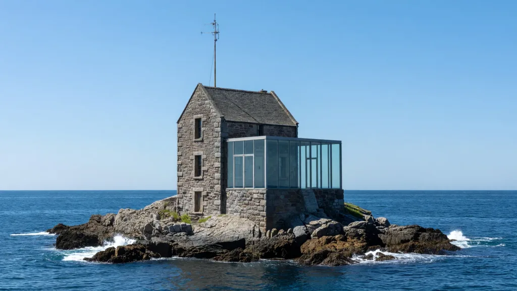 Île d’Hoëdic : le sémaphore transformé en médiathèque officiellement inauguré