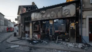 Imphy : la pizzeria L&rsquo;Happyzz détruite par un incendie, les gérants soutenus