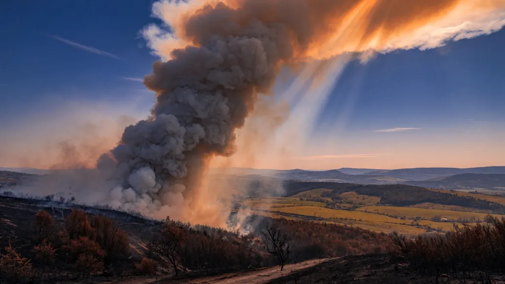 Incendie à Calmont : 40 hectares brûlés à la frontière Ariège-Haute-Garonne