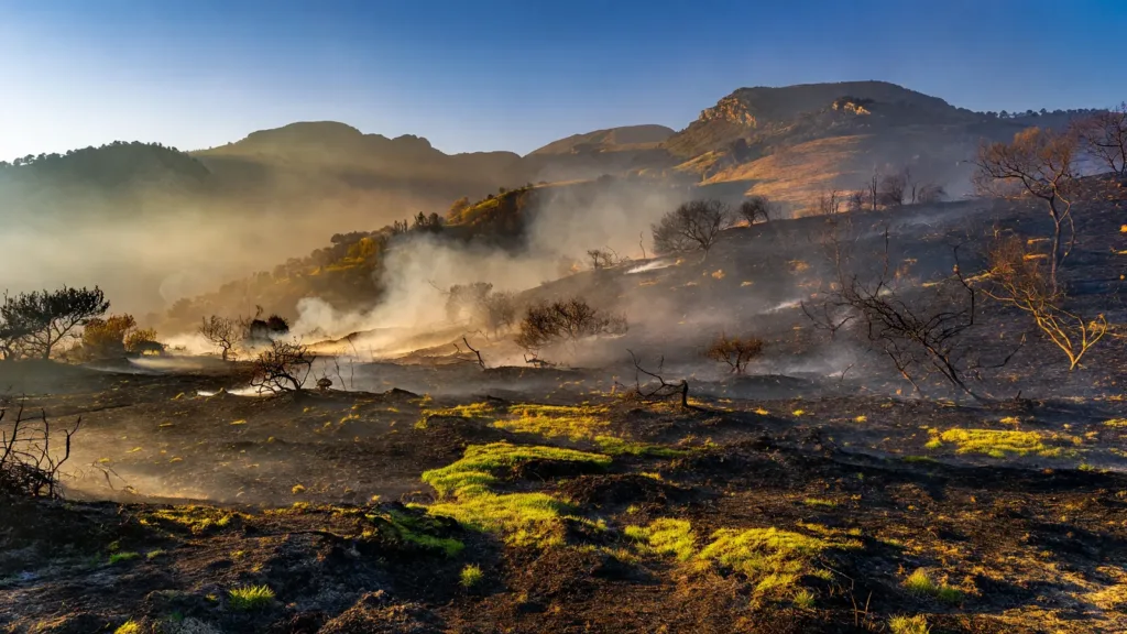 Incendie à Capendu : le feu désormais fixé après avoir brûlé 17 hectares