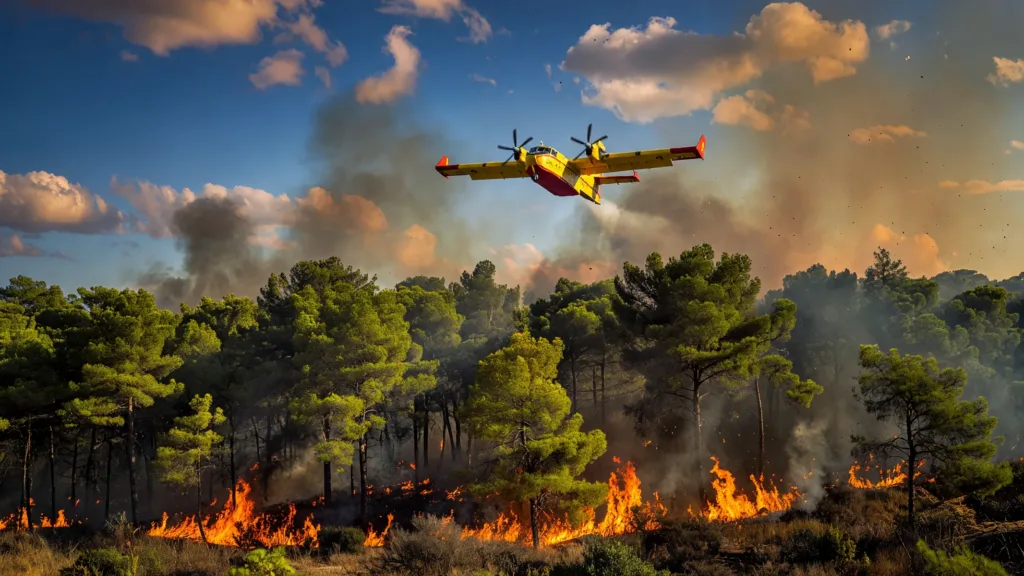 Incendie à Conques-sur-Orbiel : 20 hectares brûlés, 220 pompiers mobilisés