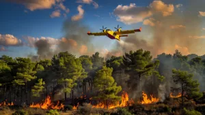 Incendie à Conques-sur-Orbiel : 20 hectares brûlés, 220 pompiers mobilisés