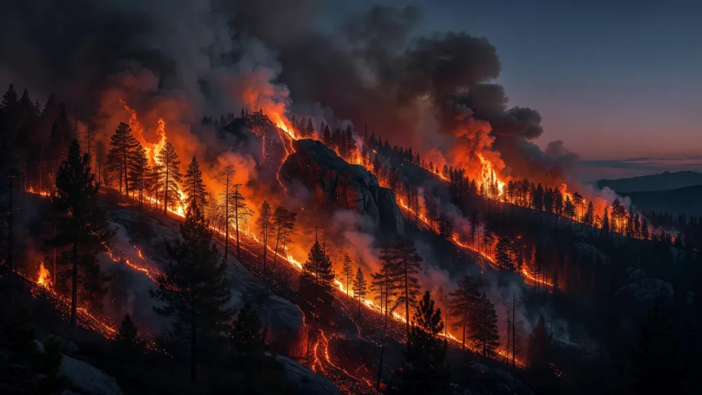 Incendie à Die : 115 hectares détruits dans le massif de Justin, 218 pompiers mobilisés