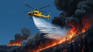 Incendie à Nantua : 20 hectares brûlés, moyens exceptionnels dans l'Ain