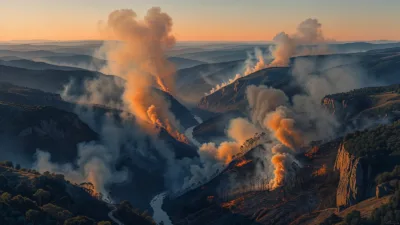 Incendie à Saint-Haon : 106 hectares brûlés, 200 pompiers face aux reprises