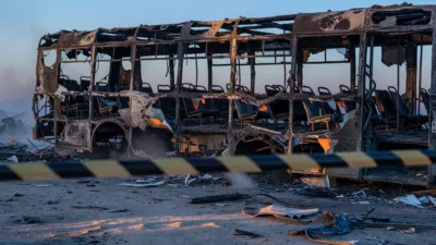 Incendie chez Transaglo au Lamentin : 1,2 M€ de dégâts, 5 bus détruits