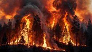 Incendie de Fontainebleau : 20 pompiers de Haute-Savoie en renfort