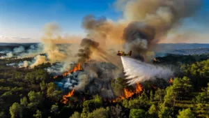 Incendie de Fontainebleau : une colonne du SDIS 84 dépêchée en Seine-et-Marne