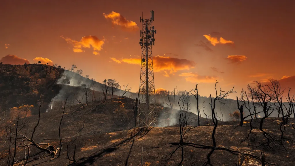 Incendie du Diois : un pylône TDF touché, le réseau téléphonique paralysé