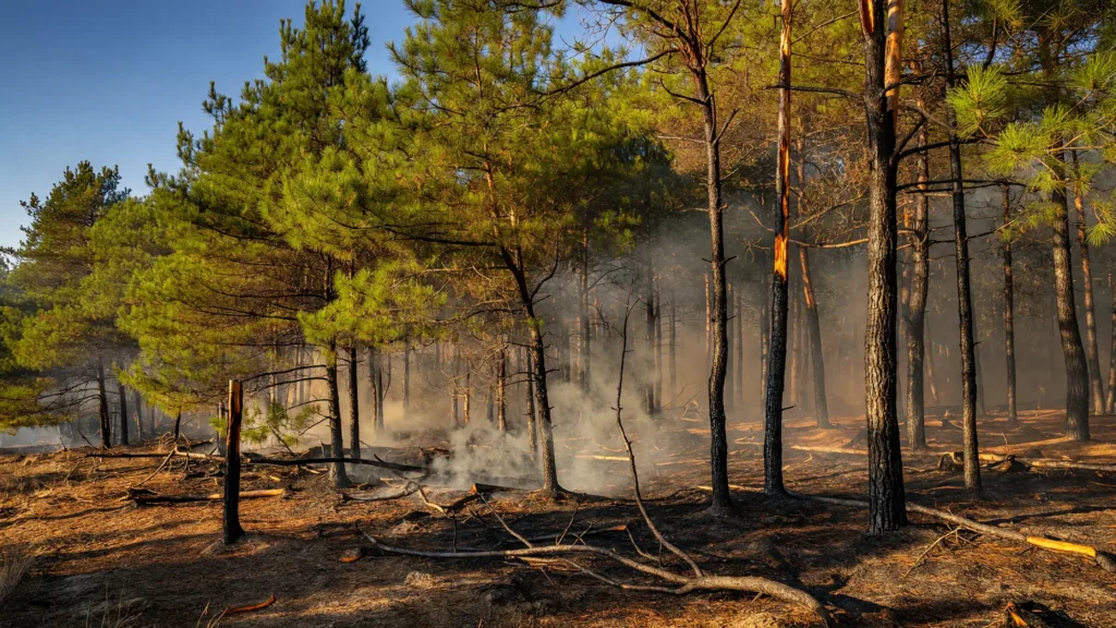 Incendie en forêt de Rennes : 21 pompiers mobilisés à Liffré