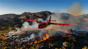 Incendie majeur à Guarda : 320 pompiers mobilisés, routes coupées