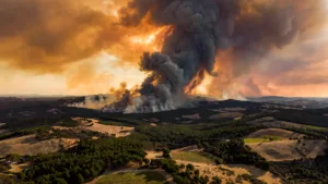 Incendie majeur entre Hérault et Aude : plus de 800 hectares parcourus depuis Oupia, évacuations en cours, centaines de pompiers mobilisés
