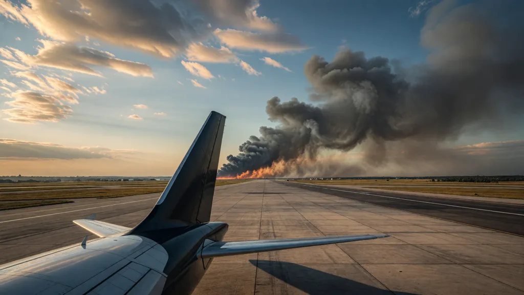 Incendie près de Lyon-Saint-Exupéry : l'aéroport dément toute perturbation