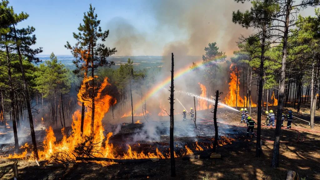 Incendies 2026 : 32 000 hectares brûlés, 32 interpellations