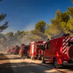 Incendies : 47 pompiers de l'Essonne déployés à Biscarrosse et en Gironde