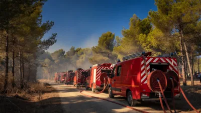 Incendies : 47 pompiers de l'Essonne déployés à Biscarrosse et en Gironde