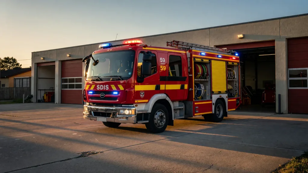 Incendies dans le Sud : sept pompiers du Nord partent en renfort ce dimanche