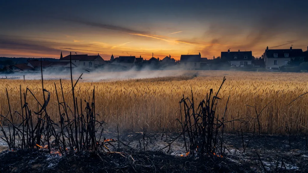 Incendies de récolte en Haute-Vienne : Saint-Victurnien et Magnac-Laval touchés