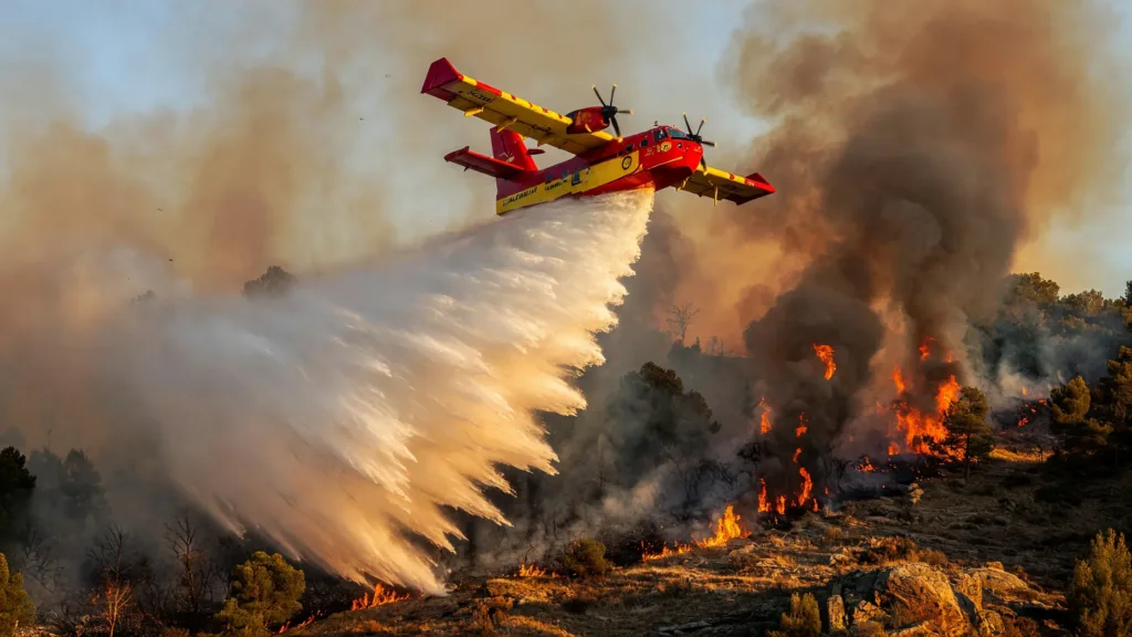 Incendies en Espagne : plus de 12 000 hectares brûlés en Aragon
