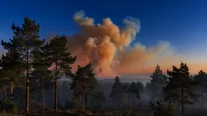 Incendies en Gironde : 3 500 évacués hébergés à Bordeaux, épuisement des pompiers