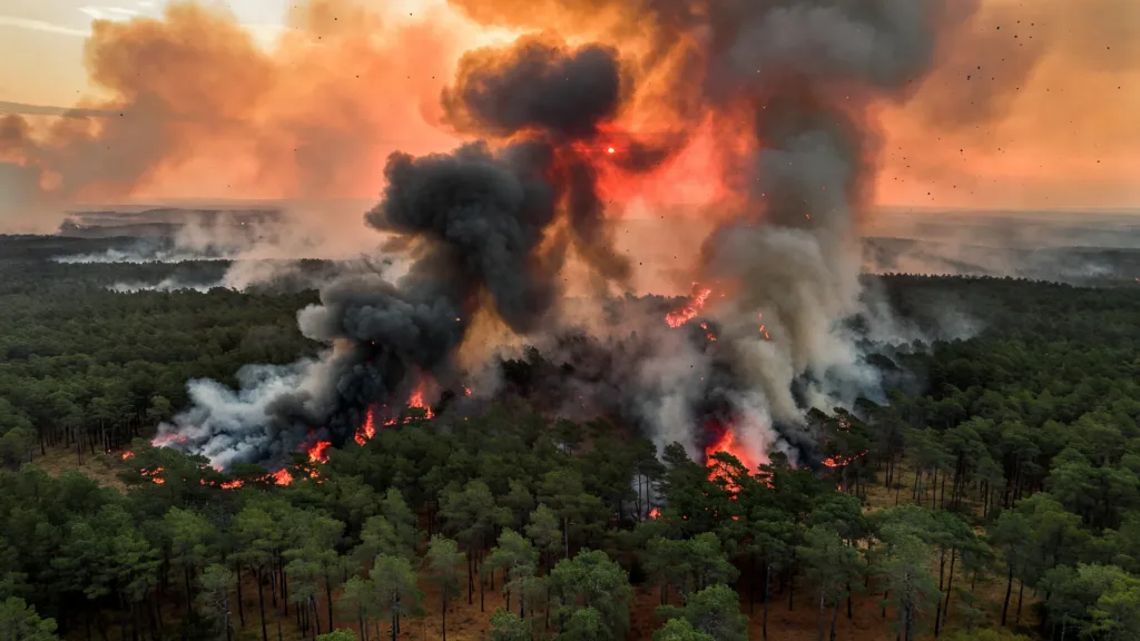 Incendies en Gironde : 55 000 nouvelles évacuations dans la nuit, le feu à 15 km de Bordeaux