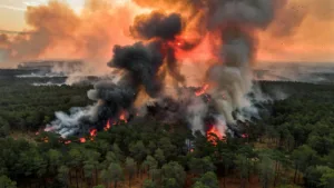 Incendies en Gironde : 55 000 nouvelles évacuations dans la nuit, le feu à 15 km de Bordeaux