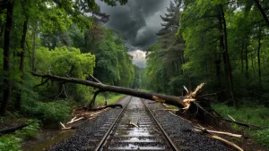 Indre : la ligne Paris-Limoges-Toulouse bloquée après des chutes d&rsquo;arbres