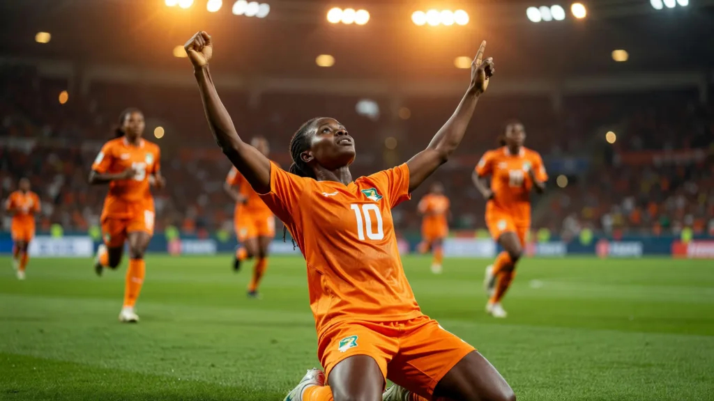 Ines Konan porte les Éléphantes vers une victoire éclatante