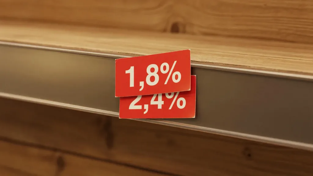Inflation : net ralentissement à 1,8% en France et 2,8% en zone euro en juin 2026