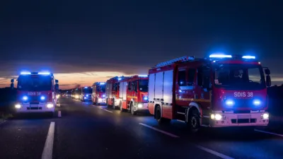 Isère : 24 pompiers partent en renfort en Gironde, appel aux employeurs