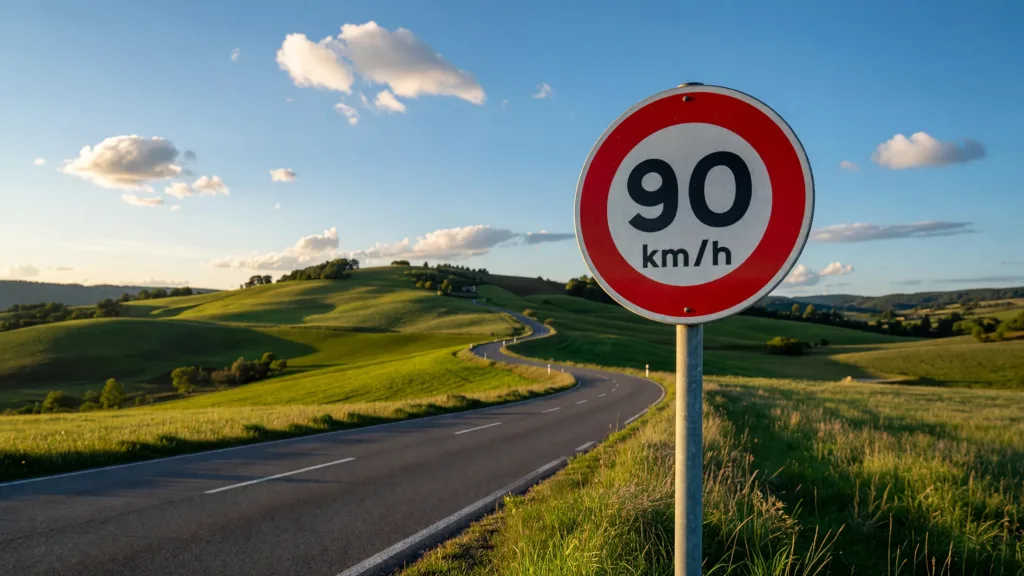 Isère : retour aux 90 km/h sur les routes départementales dès janvier 2027