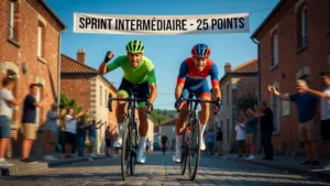 Jasper Philipsen reprend 5 points sur Mads Pedersen au sprint intermédiaire de Mélisey