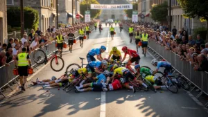 Jenno Berckmoes abandonne le Tour de France 2026 après une fracture de la clavicule