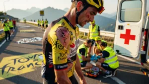Jonas Vingegaard abandonne le Tour de France 2026 après une chute