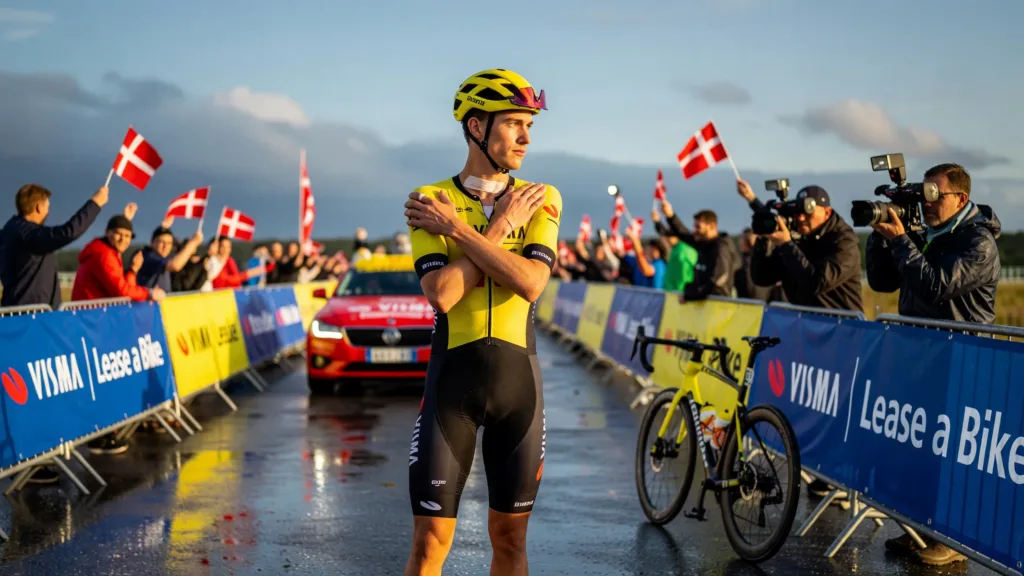 Jonas Vingegaard envisage les Mondiaux malgré sa fracture de la clavicule