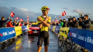 Jonas Vingegaard envisage les Mondiaux malgré sa fracture de la clavicule