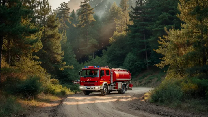 Jura : 155 interventions feux de forêt depuis mi-juin, 53 pompiers en renfort