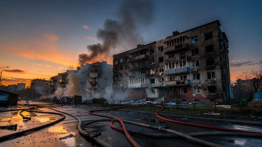 Kyiv et Sumy sous les missiles russes : au moins 8 morts